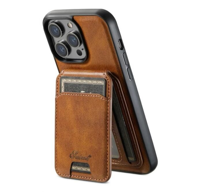 ⁦cover iphone avec portefeuille cuire⁩ - الصورة ⁦5⁩